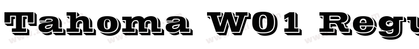 Tahoma W01 Regular字体转换